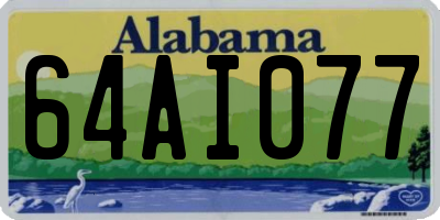 AL license plate 64AI077