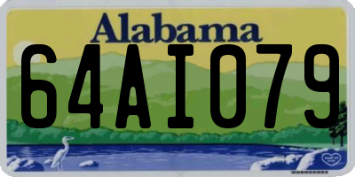 AL license plate 64AI079