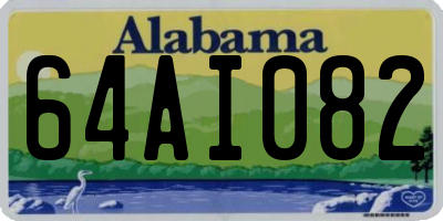 AL license plate 64AI082