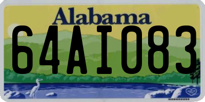 AL license plate 64AI083