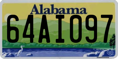 AL license plate 64AI097
