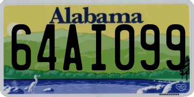 AL license plate 64AI099