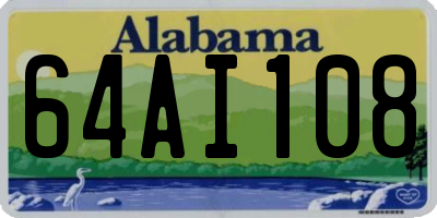 AL license plate 64AI108
