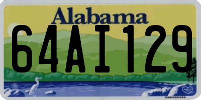 AL license plate 64AI129