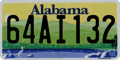 AL license plate 64AI132