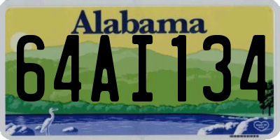 AL license plate 64AI134