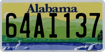 AL license plate 64AI137