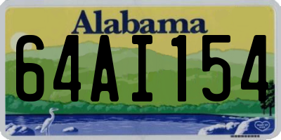 AL license plate 64AI154