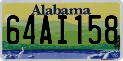AL license plate 64AI158