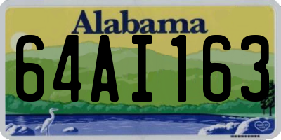 AL license plate 64AI163