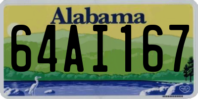 AL license plate 64AI167