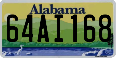 AL license plate 64AI168