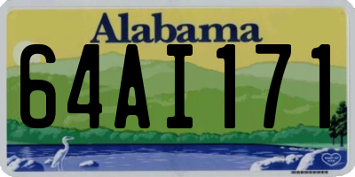 AL license plate 64AI171