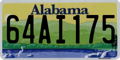 AL license plate 64AI175