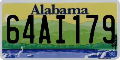 AL license plate 64AI179