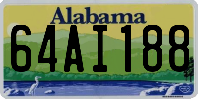 AL license plate 64AI188