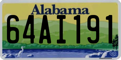 AL license plate 64AI191