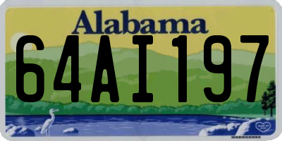 AL license plate 64AI197