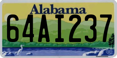 AL license plate 64AI237