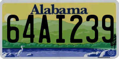 AL license plate 64AI239