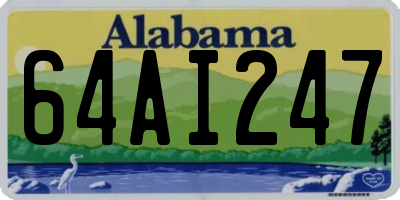 AL license plate 64AI247