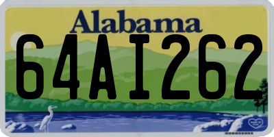 AL license plate 64AI262