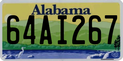 AL license plate 64AI267