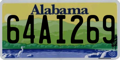 AL license plate 64AI269
