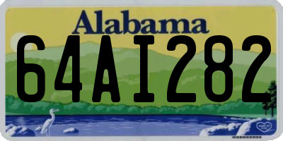 AL license plate 64AI282