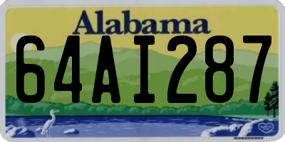 AL license plate 64AI287