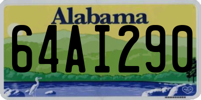 AL license plate 64AI290