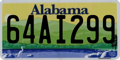 AL license plate 64AI299