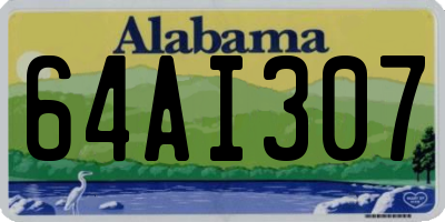 AL license plate 64AI307