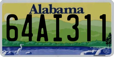 AL license plate 64AI311