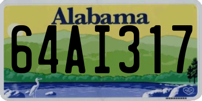 AL license plate 64AI317