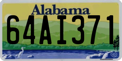 AL license plate 64AI371