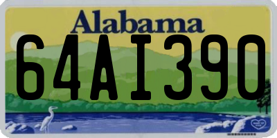 AL license plate 64AI390