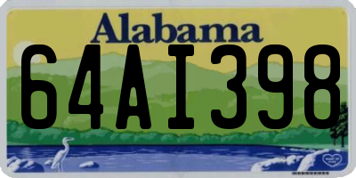 AL license plate 64AI398