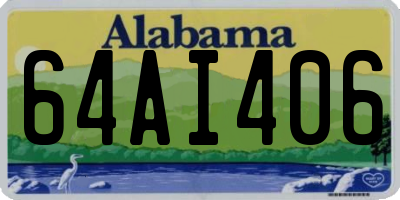 AL license plate 64AI406