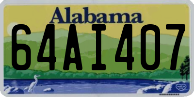 AL license plate 64AI407