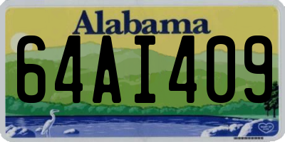 AL license plate 64AI409