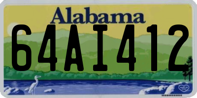 AL license plate 64AI412
