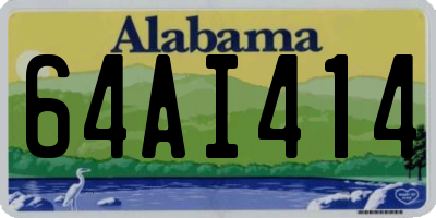 AL license plate 64AI414