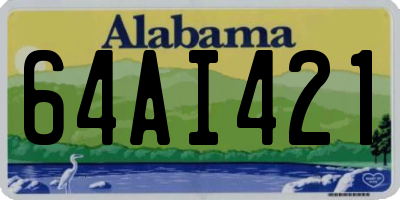 AL license plate 64AI421