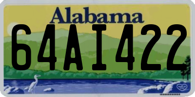 AL license plate 64AI422