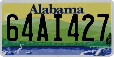 AL license plate 64AI427