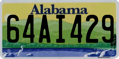 AL license plate 64AI429