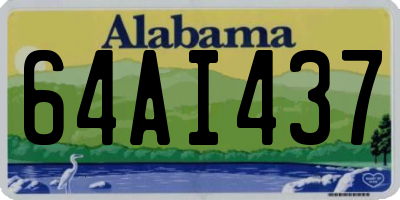 AL license plate 64AI437