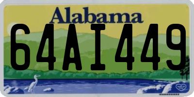 AL license plate 64AI449