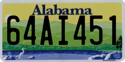 AL license plate 64AI451